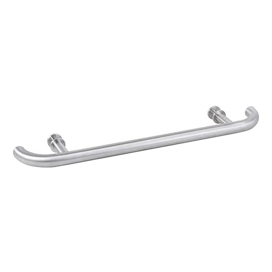 Tirador de puerta 70x4 cm acero inoxidable/plateado