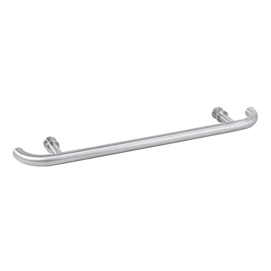 Tirador de puerta 80x4 cm acero inoxidable/plateado
