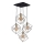 TK Lighting 2778 - Lámpara suspendida con alambre ALAMBRE 4xE27/60W/230V