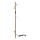 Toallero 10,3x118 cm acero inoxidable/dorado