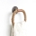 Toallero 16x16 cm beige/dorado