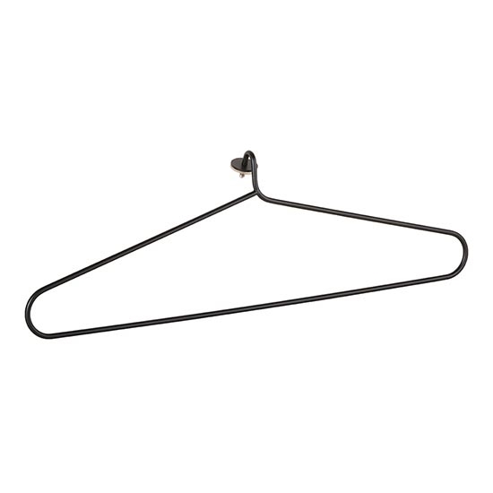 Toallero 45x12,2 cm acero inoxidable/negro