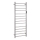 Toallero 45x132 cm, acero inoxidable/plata