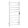 Toallero 45x96 cm acero inoxidable/blanco