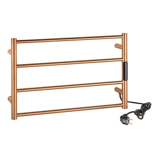 Toallero 56x37 cm acero inoxidable/cobre