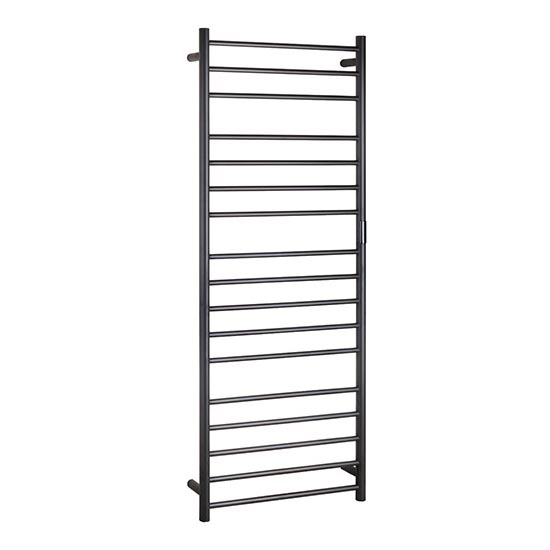 Toallero 60 x 168 cm, acero inoxidable/negro