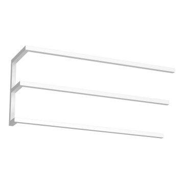 Toallero de pared 25x60 cm blanco