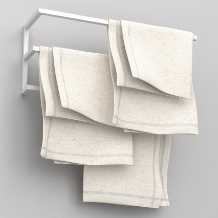 Toallero de pared 25x60 cm blanco