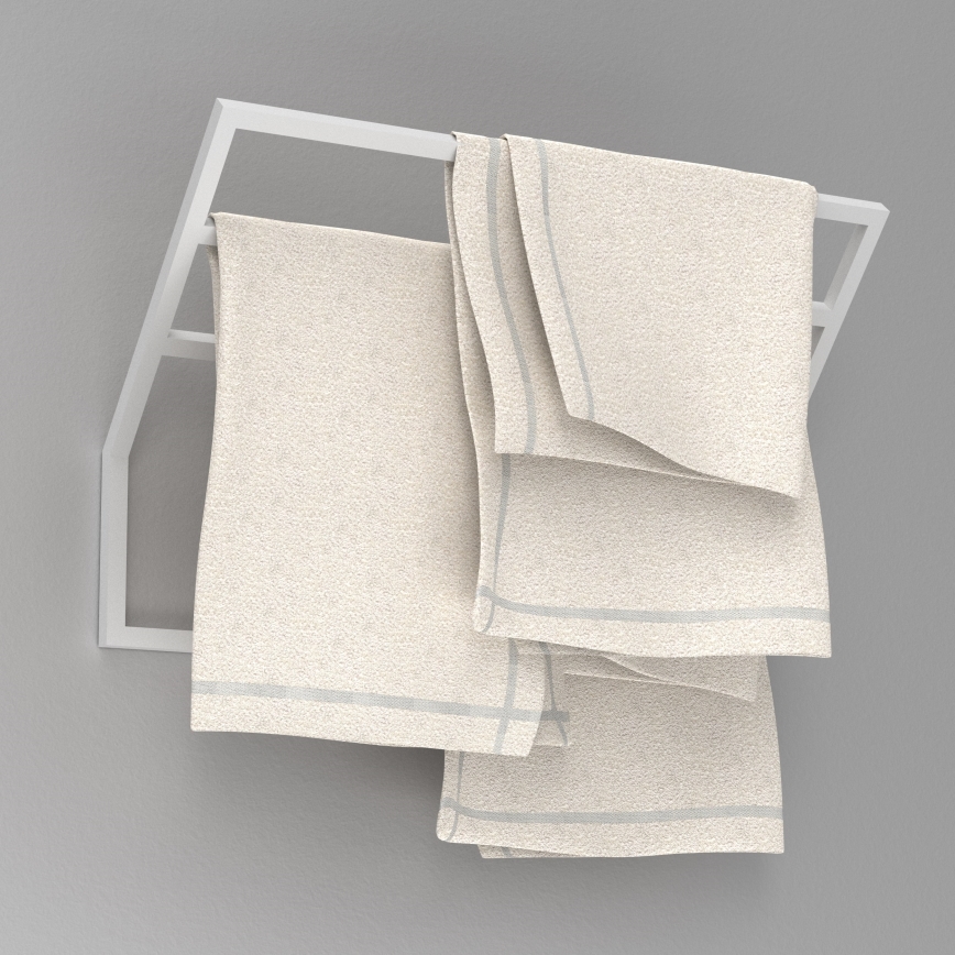 Toallero de pared 37x60 cm blanco