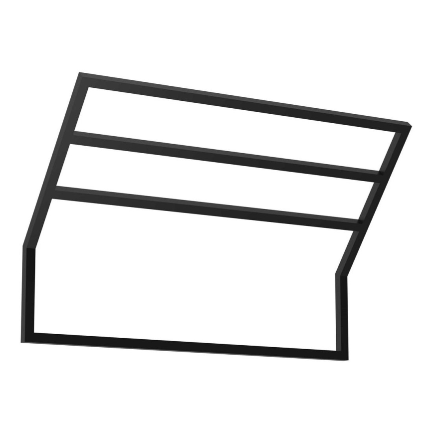 Toallero de pared 37x60 cm negro