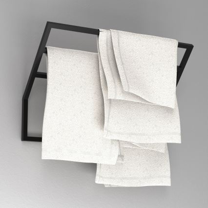 Toallero de pared 37x60 cm negro