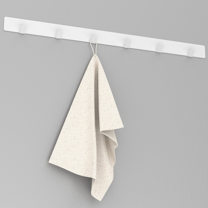 Toallero de pared 60 cm blanco