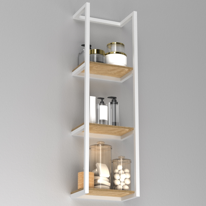 Toallero de pared 78x23 cm blanco