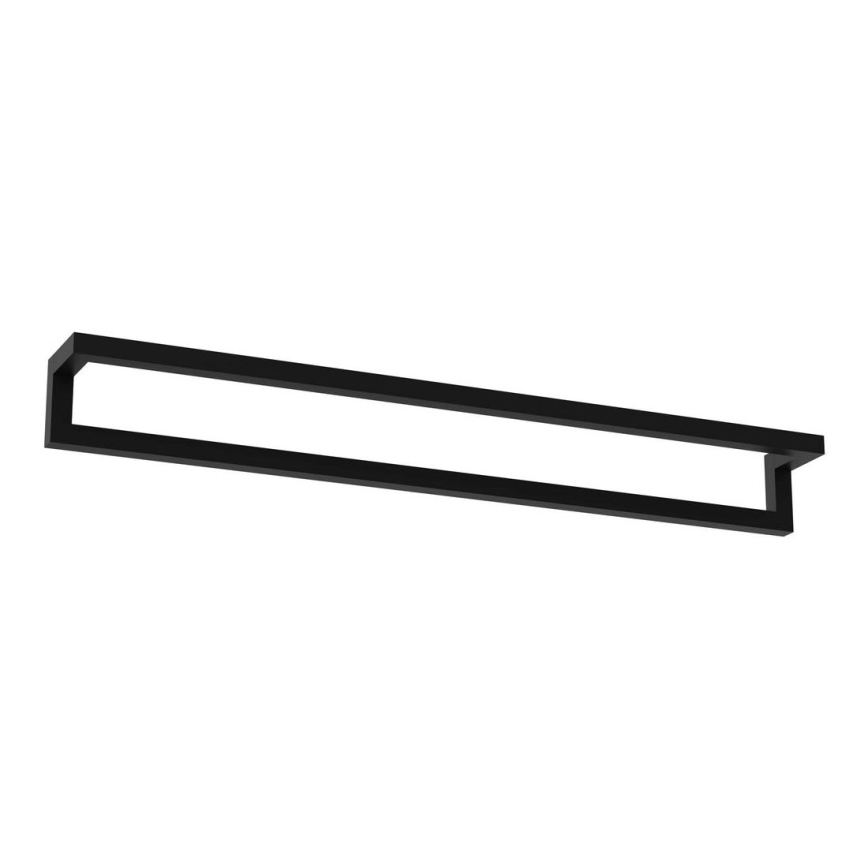 Toallero de pared 7x60 cm negro