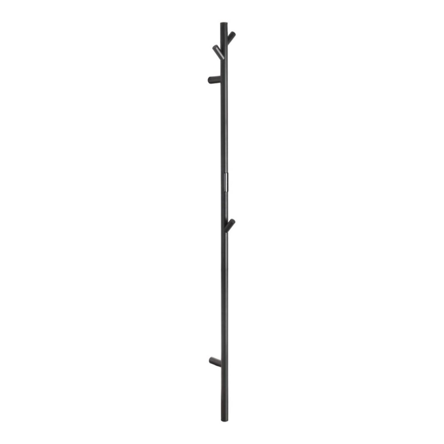Toallero eléctrico 172 cm, negro