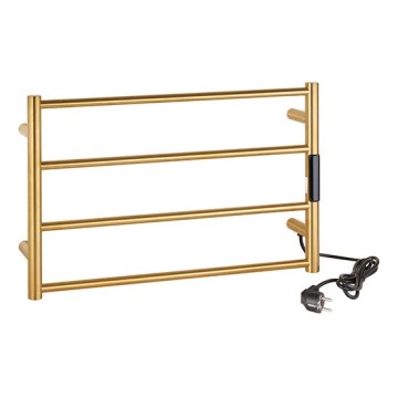 Toallero eléctrico 56x37 cm 36W acero inoxidable/dorado