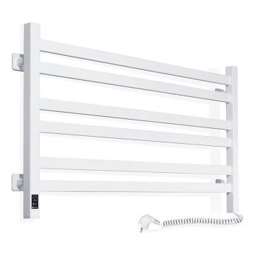 Toallero eléctrico con termostato AVANGARD 181 W 50x90 cm, blanco, con conexión a la derecha