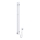 Toallero eléctrico con termostato SILOUETTE 187W/230V 120,6 cm IP44 blanco angular derecho