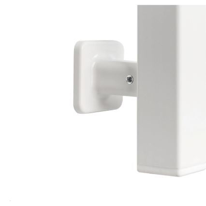 Toallero eléctrico con termostato SILOUETTE 187W/230V 120,6 cm IP44 blanco angular derecho