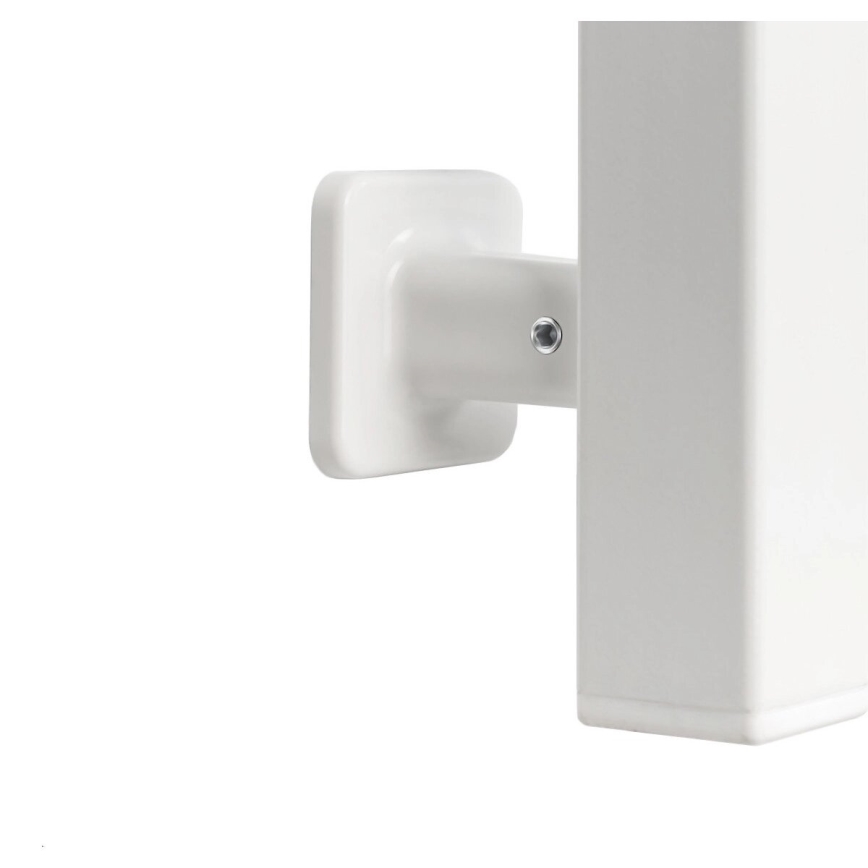 Toallero eléctrico con termostato SILOUETTE 187W/230V 120,6 cm IP44 blanco angular derecho