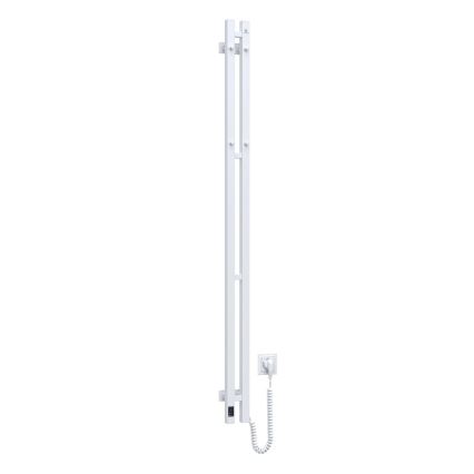 Toallero eléctrico con termostato SILOUETTE 200W/230V 150,6 cm IP44 blanco lado derecho
