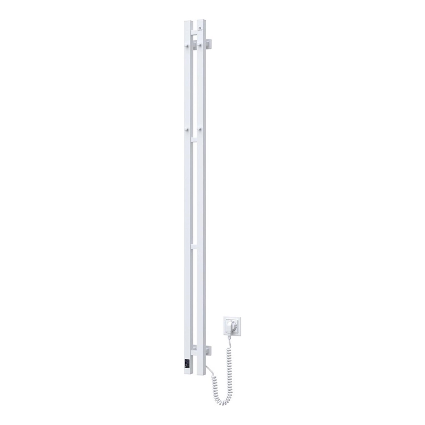 Toallero eléctrico con termostato SILOUETTE 200W/230V 150,6 cm IP44 blanco lado derecho