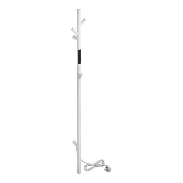 Toallero eléctrico de barra 118 cm 30 W blanco