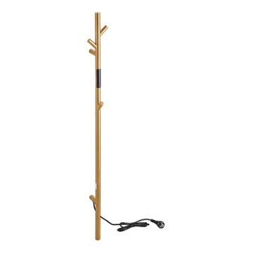 Toallero eléctrico de barra para toallas 118 cm 30 W dorado