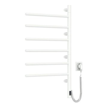 Toallero eléctrico giratorio con termostato ARABESQUE 105W  80x49 cm  blanco