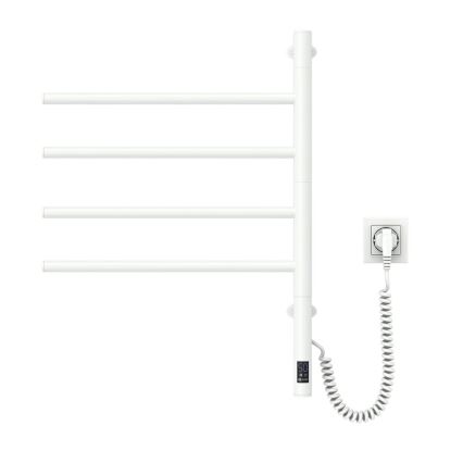 Toallero eléctrico giratorio con termostato ARABESQUE 150W/230V 64,6 cm IP44 blanco