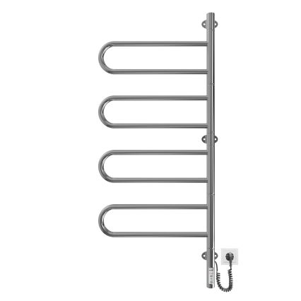 Toallero eléctrico giratorio para toallas TRISTAR 105W/230V 102,5x44,5cm IP44 acero inoxidable/cromo brillante