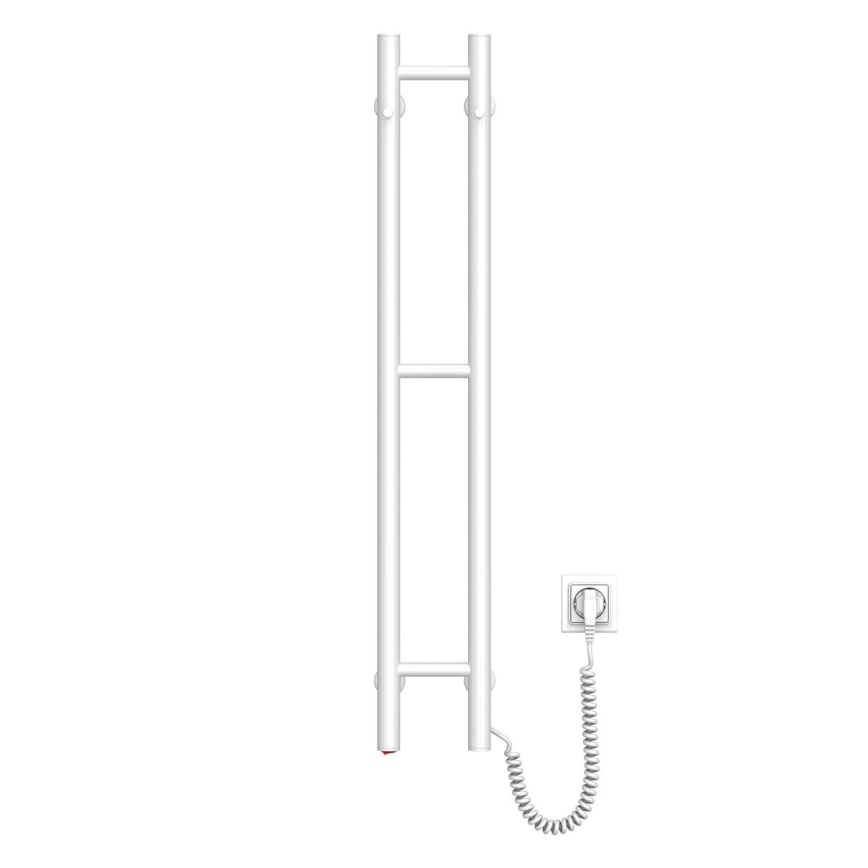 Toallero eléctrico SILOUETTE 187W/230V 101,1 cm IP44 blanco redondo derecho