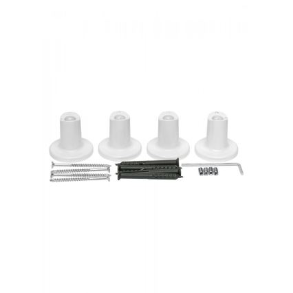 Toallero eléctrico SILOUETTE 187W/230V 101,1 cm IP44 blanco redondo derecho