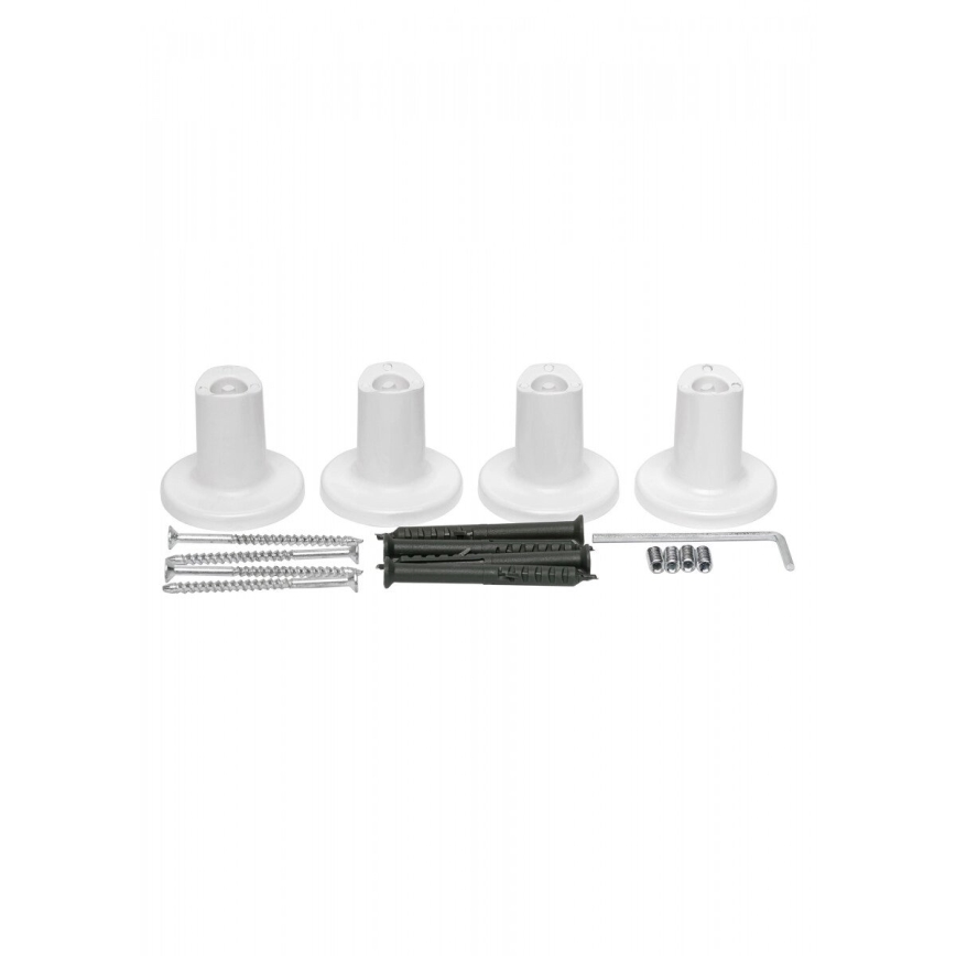 Toallero eléctrico SILOUETTE 187W/230V 101,1 cm IP44 blanco redondo derecho