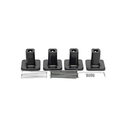 Toallero eléctrico SILOUETTE 187W/230V 101,1 cm IP44 negro derecho cuadrado
