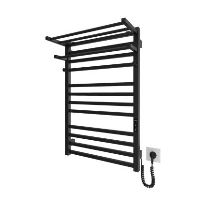 Toallero para radiador de baño HF SHEFFIELD 52x20,4 cm negro