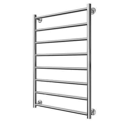 Toallero tipo escalera para baño INOX FLAT 163W/230V 77x53 cm acero inoxidable/cromo pulido