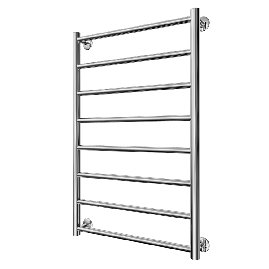 Toallero tipo escalera para baño INOX FLAT 163W/230V 77x53 cm acero inoxidable/cromo pulido