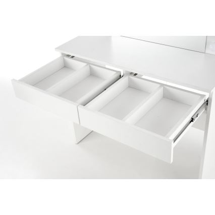 Tocador HOLLYWOOD con iluminación LED 140x94 cm blanco