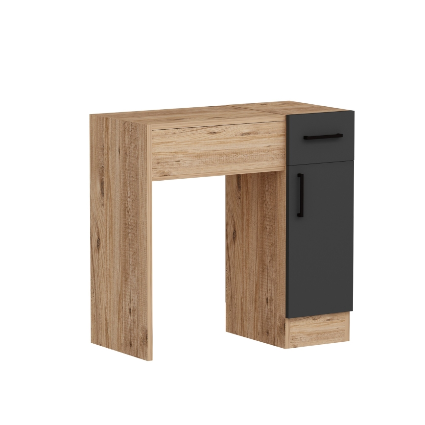 Tocador INCI 108,8x77 cm pino atlántico/antracita