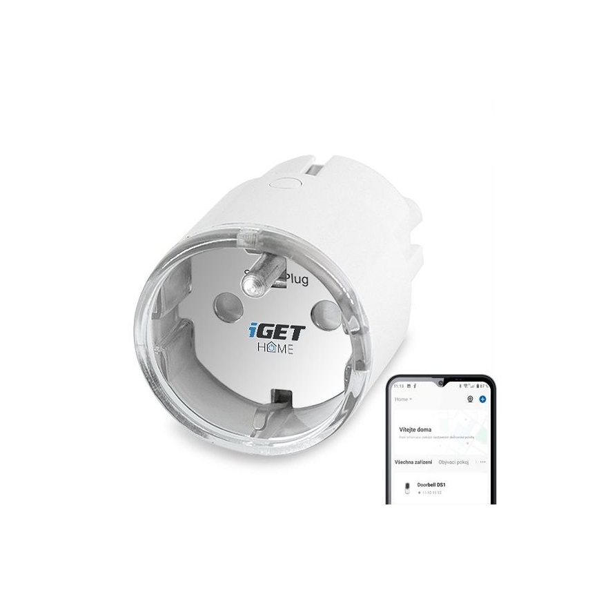 Toma inteligente con medición del consumo 3680W/230V Wi-Fi