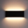 Top Light - Aplique LED para exterior OBLIGO LED/12W/230V IP65 negro