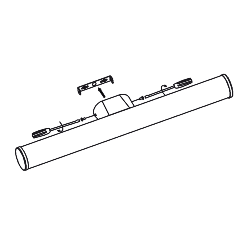 Top Light - Iluminación LED para espejos de baño MADEIRA LED/15W/230V 60 cm IP44