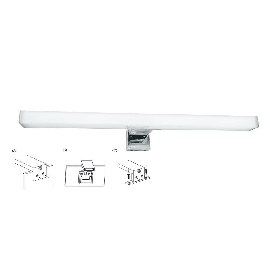 Top Light - Iluminación LED para espejos de baño OREGON LED/7W/230V 40 cm IP44