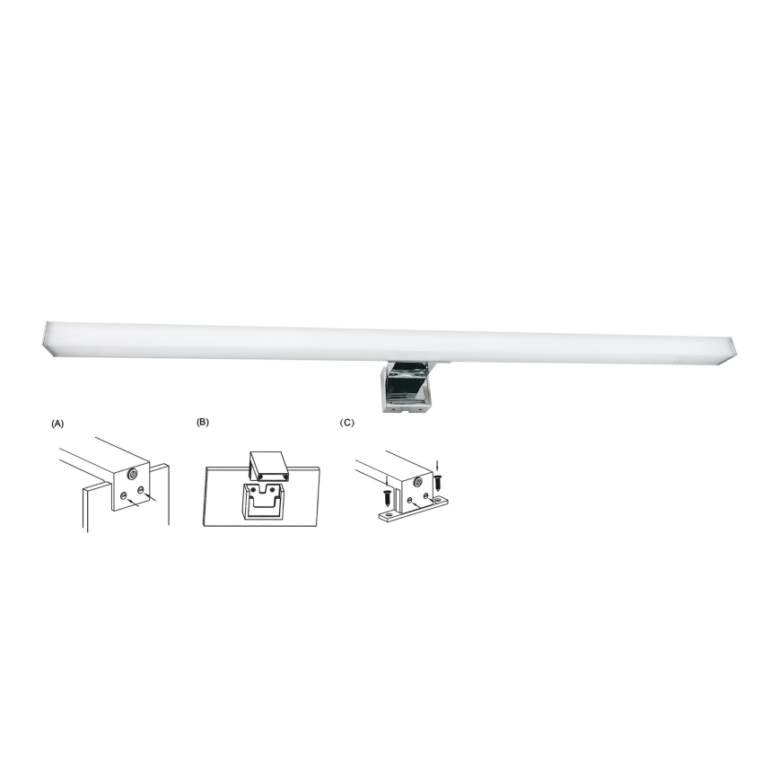 Top Light - Iluminación LED para espejos de baño OREGON LED/9W/230V 60 cm IP44