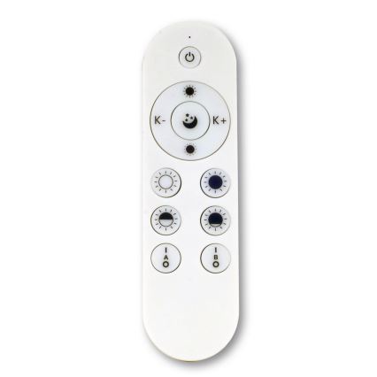 Top Light - Lámpara de araña LED regulable APOLO LED/45W/230V blanco + control remoto