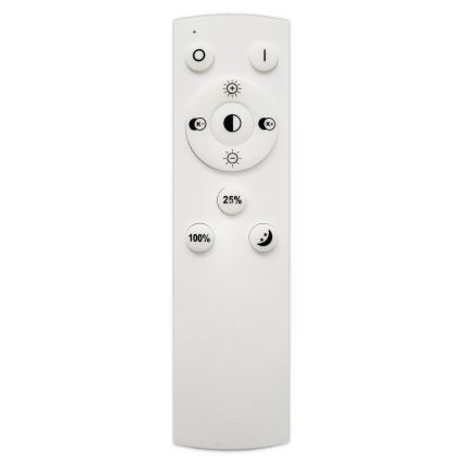 Top Light - Lámpara de araña LED regulable LINE LED/30W/230V negro + control remoto