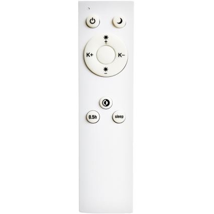 Top Light - Lámpara de araña LED regulable SALERNO LED/60W/230V 3000-6500K diá. 60 cm blanco + control remoto