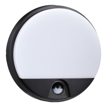 Top Light - Lámpara de pared LED exterior con sensor de movimiento y crepuscular BARI LED/15W/230V 4000K IP54