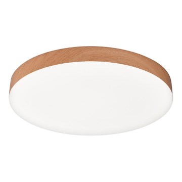 Top Light - Lámpara de techo LED para baño SPIRIT LED/36W/230V 3000/4000/6500K IP44 diámetro 40 cm marrón